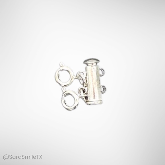 SILVER Layering 2-Strand Necklace Detangler - NWOT - Picture 3 of 3